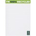 Desk-Mate® A5 recycelter Notizblock, weiss, 50 pages