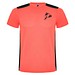 Detroit Sport T-Shirt für Kinder, Fluor Coral / schwarz, 4