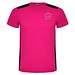 Detroit Sport T-Shirt für Kinder, fuchsia / schwarz, 4