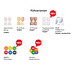 Dose Quadratisch, Mini Bonbons Fruchtmix, inkl. Druck