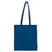 Einkaufstasche mit langen Henkeln aus recycelter Baumwolle und RPET  , dunkelblau