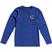 ELEVATE Herren Öko Langarmshirt Ponoka, blau, XL