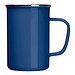 Emaille Tasse, blau