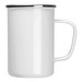 Emaille Tasse, weiss