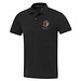 Emerald Polo Unisex, schwarz, M