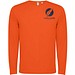 Estoril Langarm-Shirt Unisex, Fire orange, S