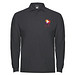 Estrella Langarm Poloshirt für Herren, Dark Lead, 3XL