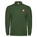 Estrella Langarm Poloshirt für Herren, dunkelgrün, 3XL