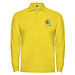 Estrella Langarm Poloshirt für Herren, gelb, 3XL