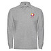 Estrella Langarm Poloshirt für Herren, Marl Grey, 3XL