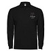 Estrella Langarm Poloshirt für Herren, schwarz, 3XL