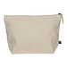 Fairtrade Kulturtasche aus Baumwolle , beige