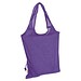 Faltbare Einkaufstasche aus Baumwolle, lila