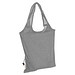 Faltbare Einkaufstasche aus Baumwolle, silbergrau
