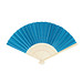 Faltbarer Fächer BAMBOO COOL,hellblau