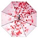 FARE® AC-Stockschirm Nature, schwarz/Herzen-Design