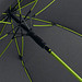 FARE® Automatik-Stockschirm Windproof, schwarz-limette