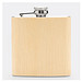 Flachmann BAMBOO STYLE,braun, silber