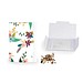 Flower-Card mit Samen, Persischer Klee, 1-seit. Druck