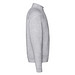 FRUIT OF THE LOOM® Unisex Sweatshirt Zip-Neck, grau, S