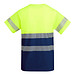 Funktionsshirt Tauri mit kurzen Ärmeln, XXXL, navy/fluor yellow