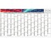 Geiger-Notes Wandplaner Horizont Bestseller, XL, individuelle Schmuckfarbe