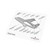 ROMINOX® Key Tool Airplane / Flugzeug (18 Funktionen) im Motiv-Mäppchen Frohe Weihnachten