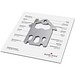 Geschenkartikel: ROMINOX® Key Tool House / Haus (21 Funktionen) im Motiv-Mäppchen Werkzeug, silber