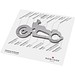 Geschenkartikel: ROMINOX® Key Tool Motorbike / Motorrad (21 Funktionen) im Motiv-Mäppchen Danke, silber