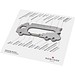 Geschenkartikel: ROMINOX® Key Tool Truck / LKW (22 Funktionen) im Motiv-Mäppchen Danke, silber