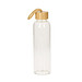 Glasflasche Bamboo mit Hülle, 550 ml, transparent