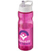 H2O Active® Base 650 ml Sportflasche mit Ausgussdeckel, magenta/weiß