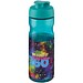 H2O Active® Base 650 ml Sportflasche mit Klappdeckel, aquablau/aquablau