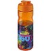 H2O Active® Base 650 ml Sportflasche mit Klappdeckel, orange/orange