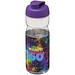 H2O Active® Base 650 ml Sportflasche mit Klappdeckel, transparent/lila
