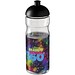 H2O Active® Base 650 ml Sportflasche mit Stülpdeckel, transparent/schwarz