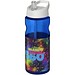 H2O Active® Base Tritan™ 650 ml Sportflasche mit Ausgussdeckel, blau/weiß