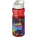 H2O Active® Base Tritan™ 650 ml Sportflasche mit Ausgussdeckel, rot/weiß