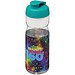 H2O Active® Base Tritan™ 650 ml Sportflasche mit Klappdeckel, transparentklar/aquablau