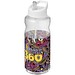 H2O Active® Big Base 1L Sportflasche mit Ausgussdeckel, weiss