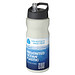 H2O Active® Eco Base 650 ml Sportflasche mit Ausgussdeckel, elfenbeinweiß/ schwarz