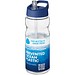 H2O Active® Eco Base 650 ml Sportflasche mit Ausgussdeckel, transparent/blau