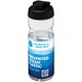 H2O Active® Eco Base 650 ml Sportflasche mit Klappdeckel, transparent/schwarz