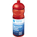 H2O Active® Eco Base 650 ml Sportflasche mit Stülpdeckel, rot/ rot