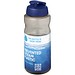 H2O Active® Eco Big Base 1L Sportflasche mit Klappdeckel, kohle/blau
