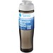 H2O Active® Eco Tempo 700 ml Sportflasche mit Klappdeckel, weiß/kohle