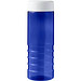 H2O Active® Eco Treble 750 ml Sportflasche mit Drehdeckel, blau, weiß