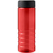 H2O Active® Eco Treble 750 ml Sportflasche mit Drehdeckel, rot, schwarz