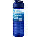 H2O Active® Eco Treble 750 ml Sportflasche mit Stülpdeckel & Trinkklappe, blau, blau