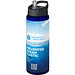 H2O Active® Eco Vibe 850 ml Sportflasche mit Ausgussdeckel, blau, schwarz